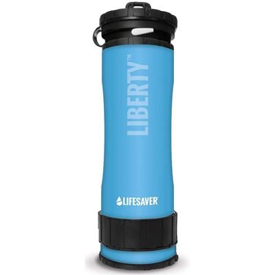 Butelka filtrująca LIFESAVER LIBERTY NIEBIESKA
