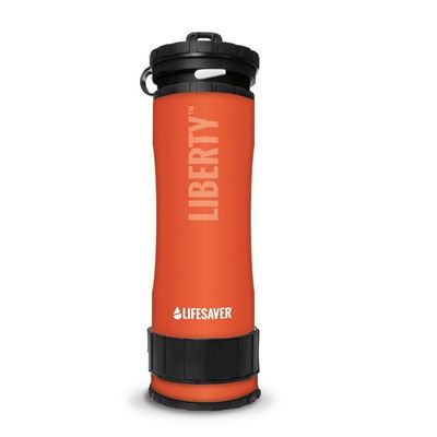 Butelka filtrująca LIFESAVER LIBERTY POMARAŃCZOWA