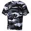T-shirt z krótkim rękawem, bawełniany US SKY BLUE CAMO