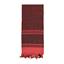 Chusta SHEMAGH 105 x 105 cm CZERWONO-CZARNA