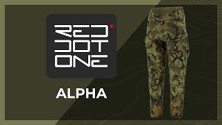 Youtube - Spodnie taktyczne RED DOT ONE ALPHA - Military Range